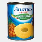 VALFRUTTA ANANAS SCIROPPATE LATTINA 480g